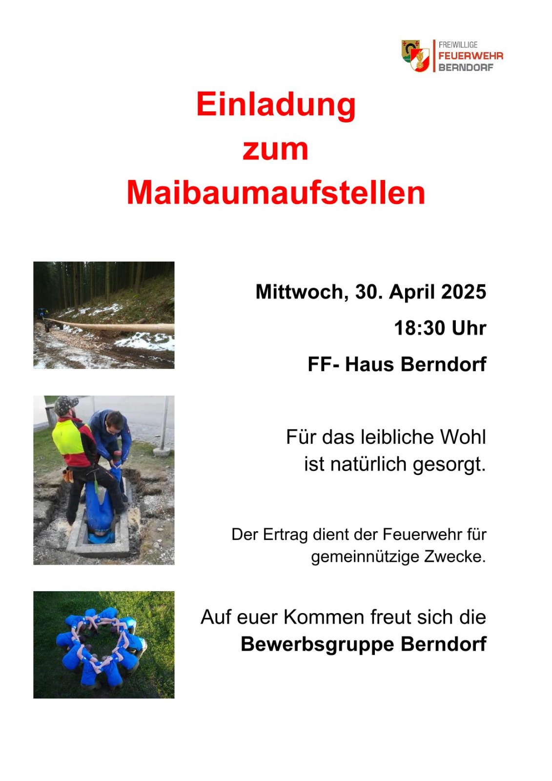 Maibaumaufstellen